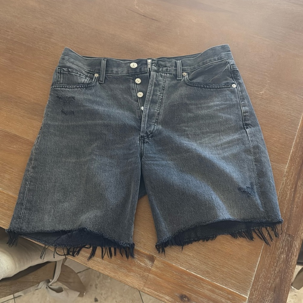 CITIZENS OF HUMANITY Camilla Raw Hem  Shorts in Karma Size 28 NEW W/O TAGS